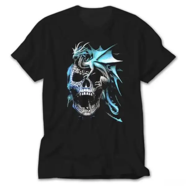 Skull and Drake Black T-Shirt