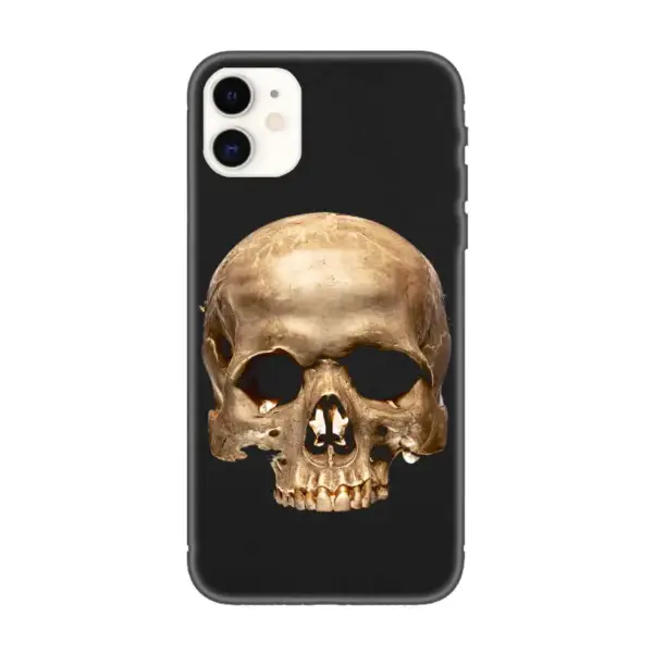 Skull iPhone Case, Skull 3D iPhone 15 Phone Case