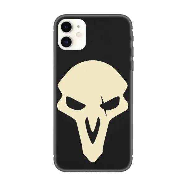 Skull iPhone Case, Skull Artwork iPhone 15 Phone Case