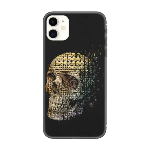 Skull iPhone Case, Skull Artwork iPhone 15 Phone Case