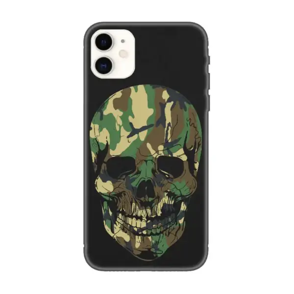 Skull iPhone Case, Skull Artwork iPhone 15 Phone Case