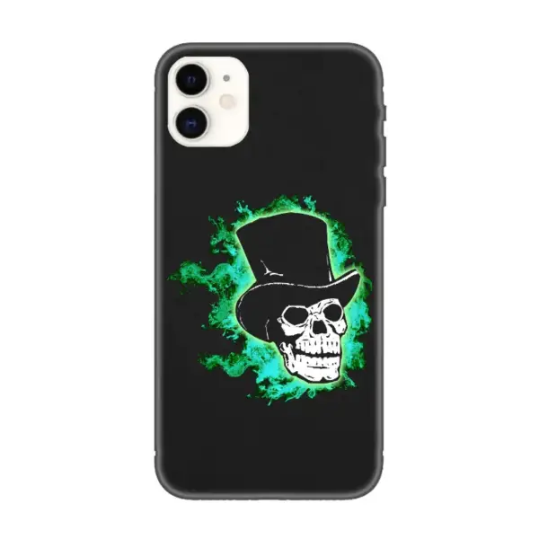 Skull iPhone Case, Skull Artwork iPhone 15 Phone Case