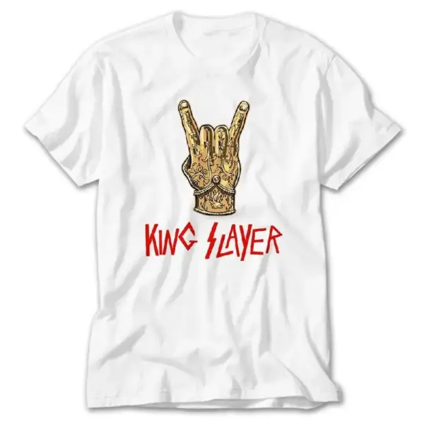 Slayer King, White T-Shirt
