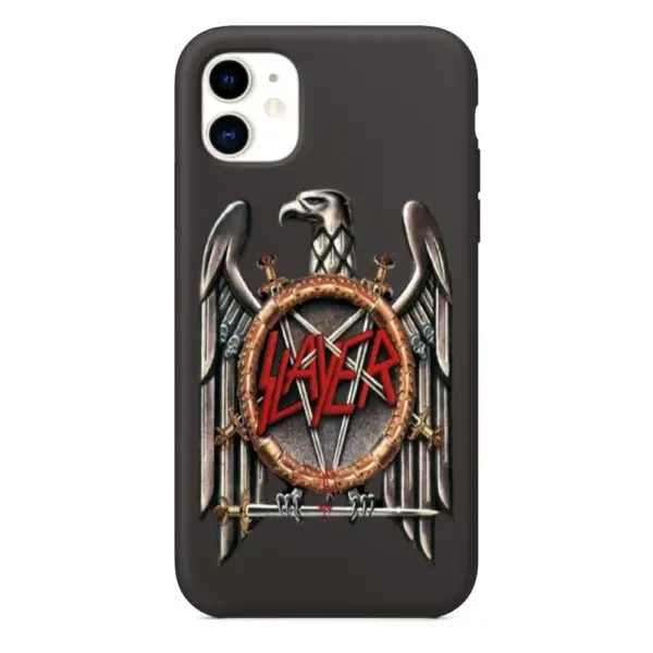 Slayer iPhone Case, Slayer Logo iPhone 15 Phone Case