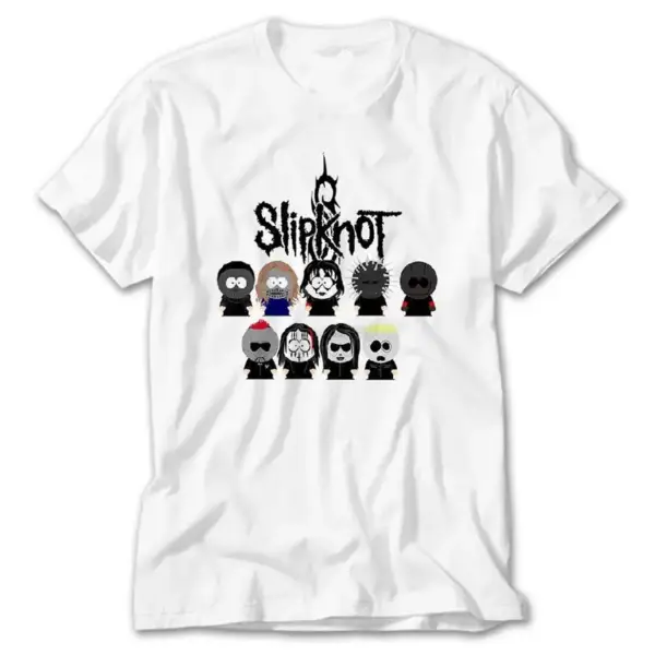 Slipknot, White T-Shirt