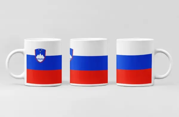Slovenia Flag Coffee Mug, Slovenia Country National Flag Mug