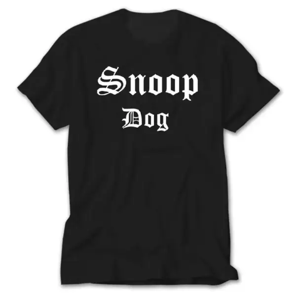 Snoop Dogg, Black T-Shirt