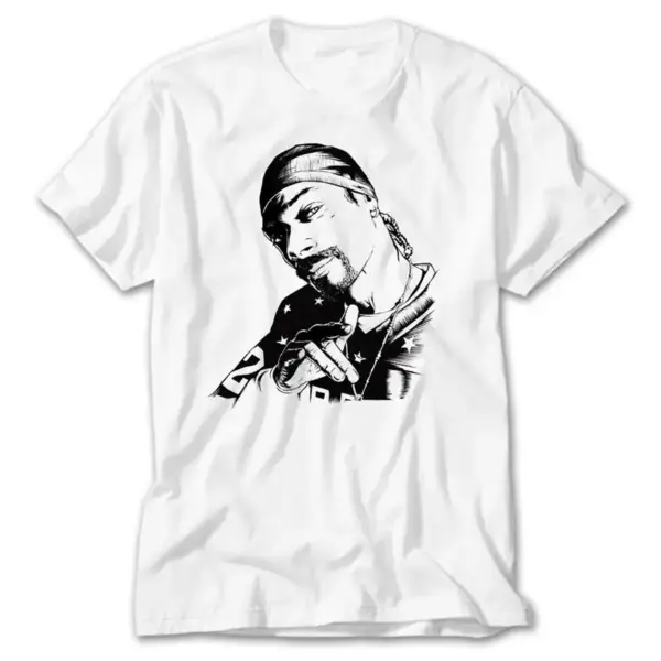 Snoop Dogg, White T-Shirt