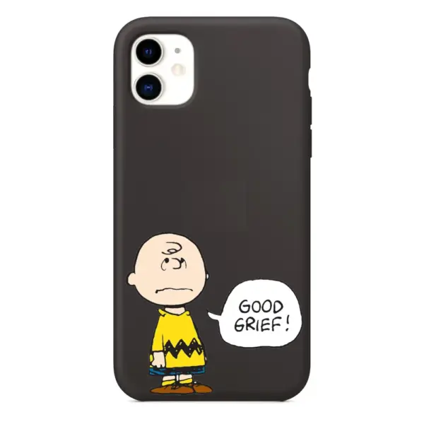 Snoopy Peanuts iPhone Case, Snoopy Peanuts Charlie Brown iPhone 15 Phone Case
