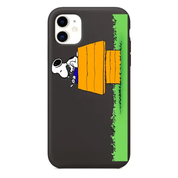 Snoopy Peanuts iPhone Case, Snoopy Peanuts Clipart iPhone 15 Phone Case