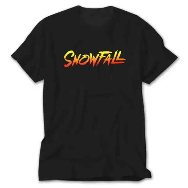 SnowFall, Black T-Shirt