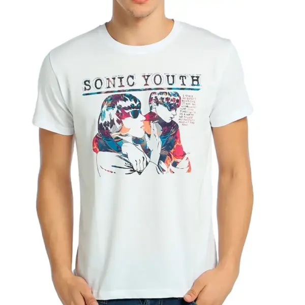Sonic Youth Goo Men's White T-Shirt