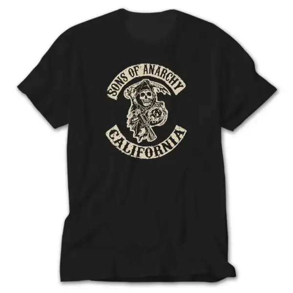 Sons Of Anarchy California, Black T-Shirt