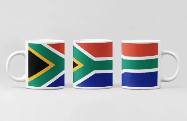 South Africa Flag Coffee Mug, South Africa Country National Flag Mug