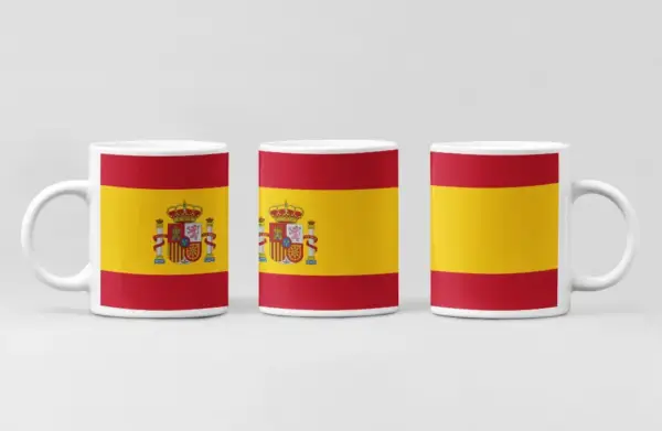 Spain Flag Coffee Mug, South Spain Country National Flag Mug