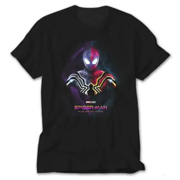 Spiderman Far From Home Black T-Shirt
