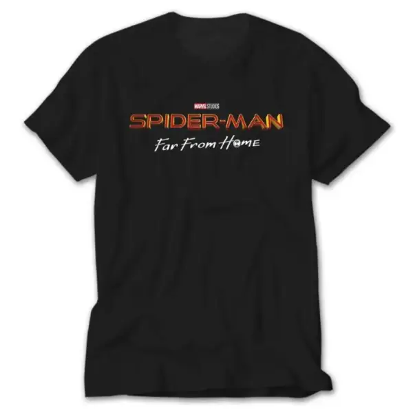 Spiderman Far From Home Black T-Shirt