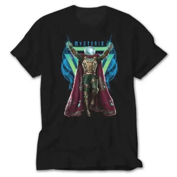 Spiderman Mysterio, Black T-Shirt