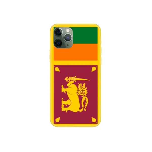 Sri Lanka Flag iPhone Case, Sri Lanka National Flag iPhone 15 Pro Max Phone Case