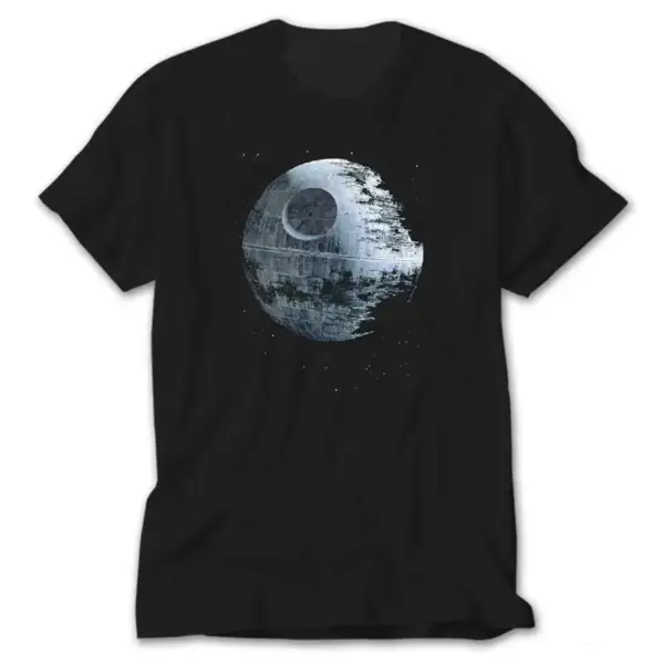 Star Wars Death Star, Black T-Shirt