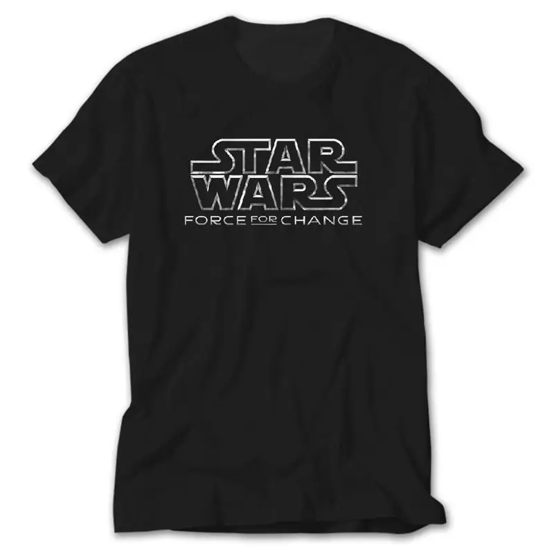 Star Wars Force For Change, Black T-Shirt