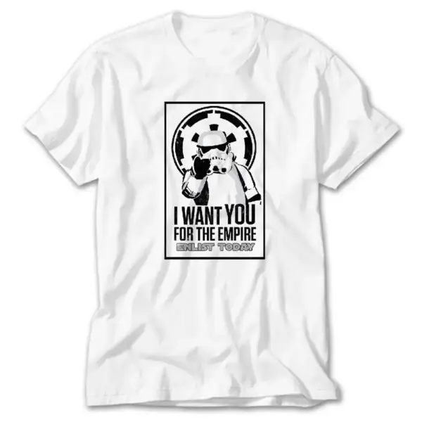 Star Wars I Want You, White T-Shirt