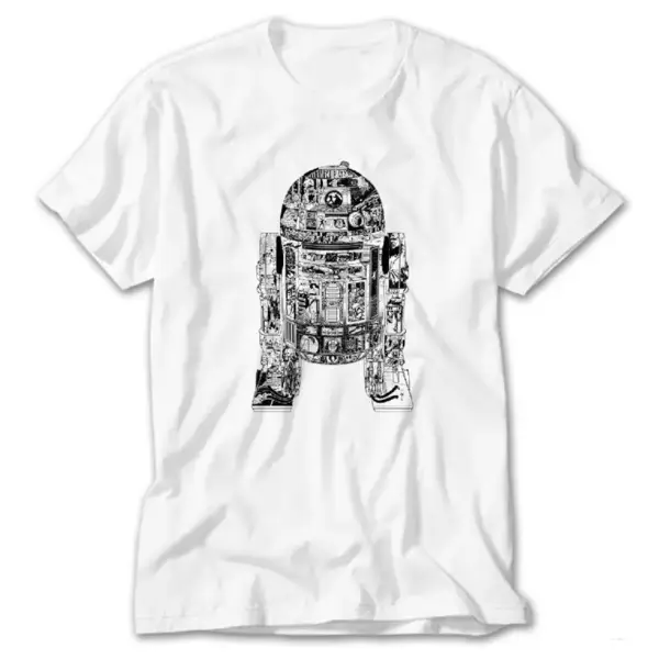Star Wars R2D2 Mechanic, White T-Shirt
