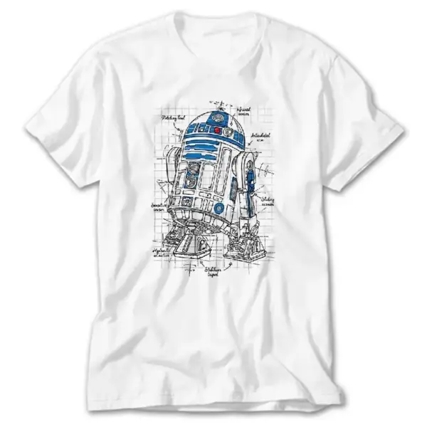 Star Wars R2D2, White T-Shirt