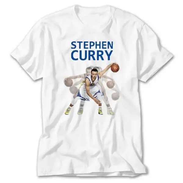 Stephen Curry, White T-Shirt