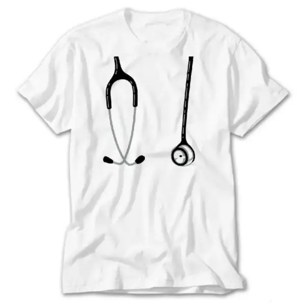 Stethoscope White T-Shirt