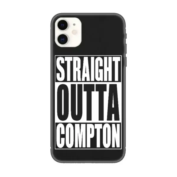 Straight Outta Compton iPhone Case, Straight Outta Compton Logo iPhone 15 Phone Case