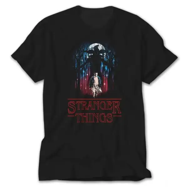 Stranger Things, Black T-Shirt