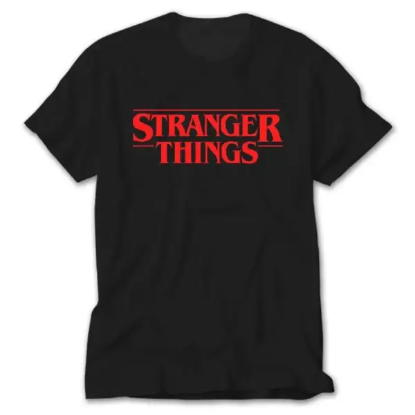 Stranger Things, Black T-Shirt