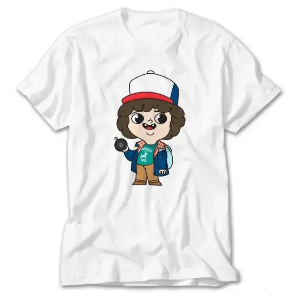 Stranger Things Dustin, White T-Shirt