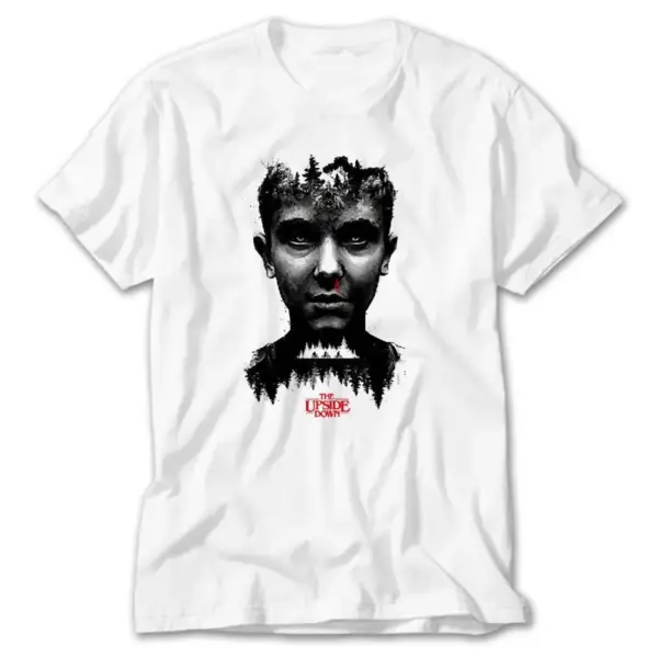 Stranger Things Eleven Face, White T-Shirt