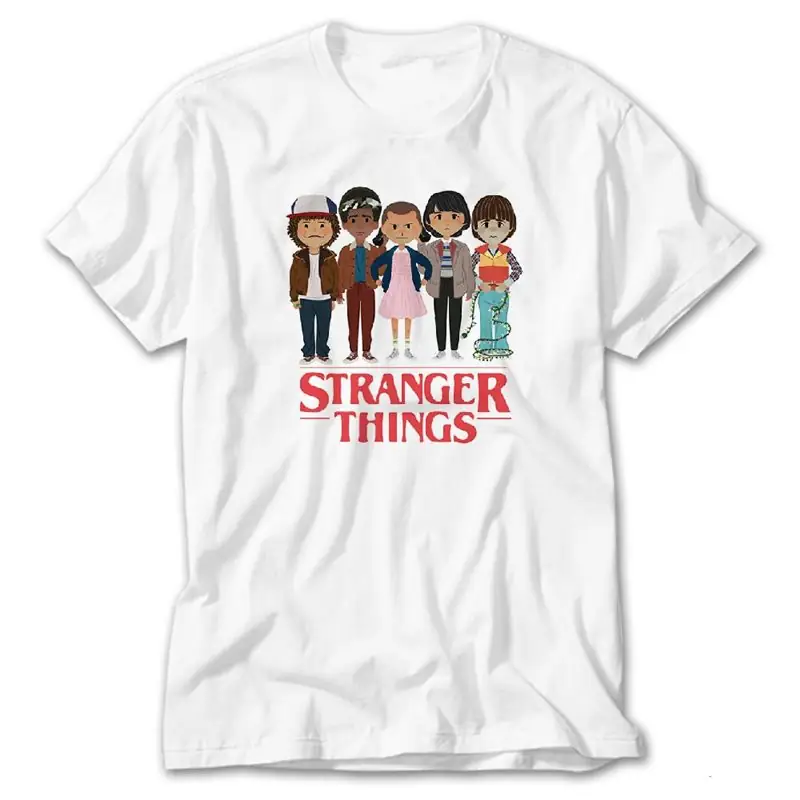 Stranger Things, White T-Shirt