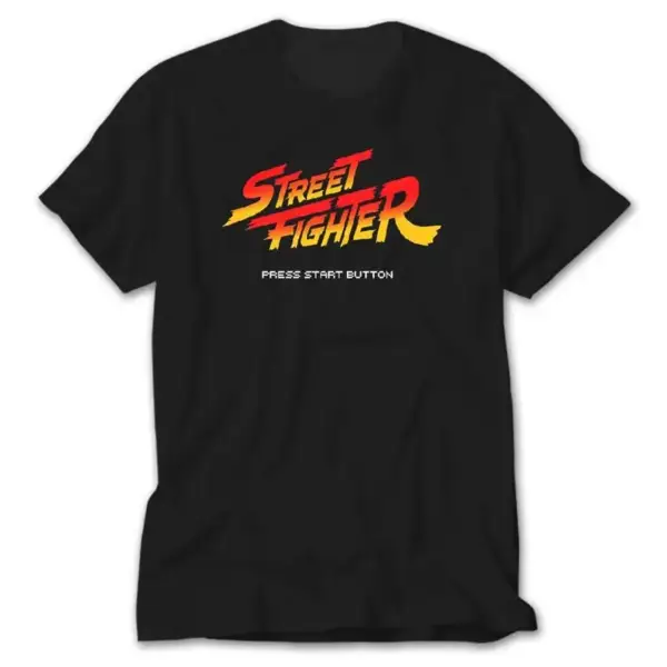 Street Fighter, Black T-Shirt