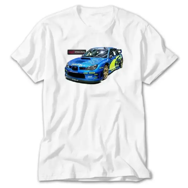 Subaru Imprezza World Rally Car, White T-Shirt