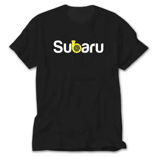 Subaru Turbo, Black T-Shirt