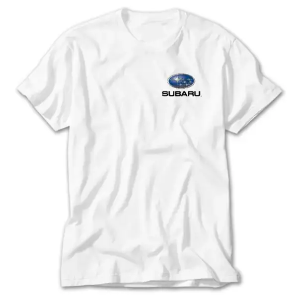 Subaru, White T-Shirt