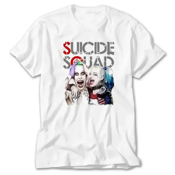 Suicide Squad Happy Team, White T-Shirt