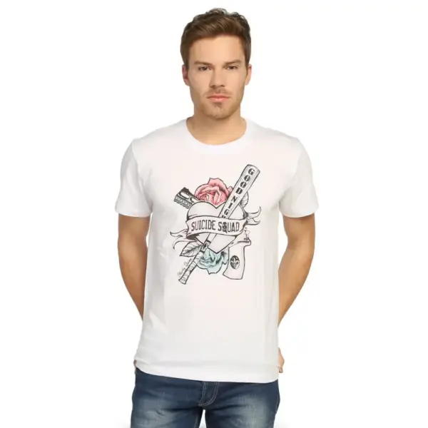 Suicide Squad Harley Quinn Men's White T-Shirt - Image 2