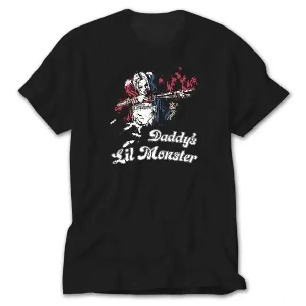 Suicide Squad Harley Quinn Ha Ha Ha, Black T-Shirt