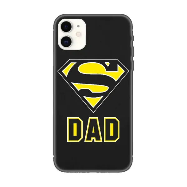 Super Dad iPhone Case, Super Dad Logo iPhone 15 Phone Case