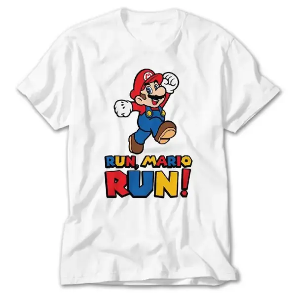 Super Mario Run, White T-Shirt