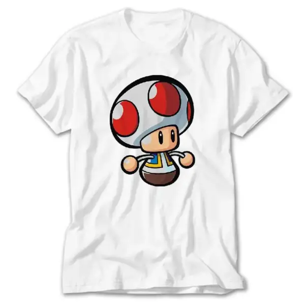 Super Mario Toad, White T-Shirt