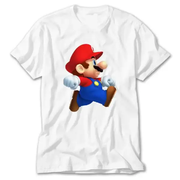 Super Mario, White T-Shirt