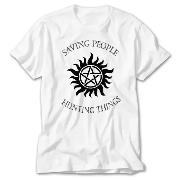 Supernatural Saving People, White T-Shirt