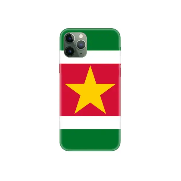 Suriname Flag iPhone Case, Suriname National Flag iPhone 15 Pro Max Phone Case