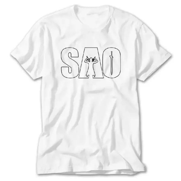 Sword Art Online, White T-Shirt